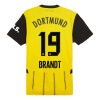 Original Trikotsatz Borussia Dortmund Brandt 19 Heimtrikot 2024-25 Für Kinder